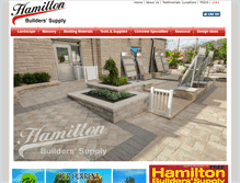 Tablet Screenshot of hamiltonbuilders.com